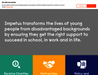 impetus.org.uk screenshot