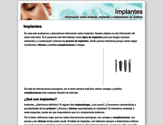 implante.org.es screenshot