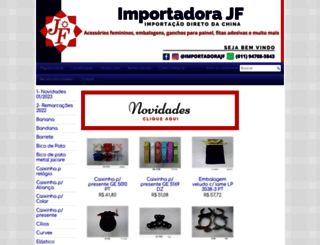 importadorajf.com.br screenshot