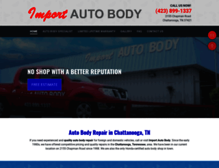 importautobodyshop.com screenshot
