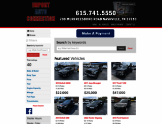 importautoconnection.com screenshot