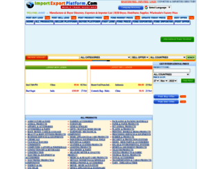 importexportplatform.com screenshot