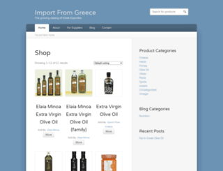 importfromgreece.com screenshot