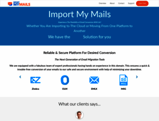 importmymails.com screenshot