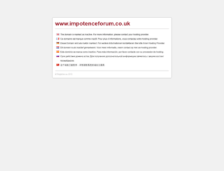 impotenceforum.co.uk screenshot