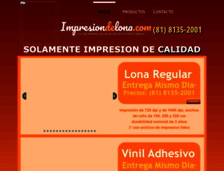 impresiondelona.com screenshot