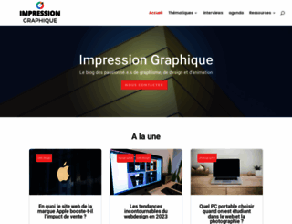 impression-graphique.com screenshot