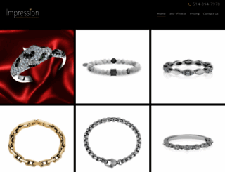 impressionjewelry.ca screenshot