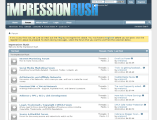 impressionrush.com screenshot