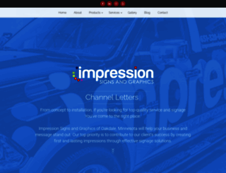 impressionsigns.com screenshot