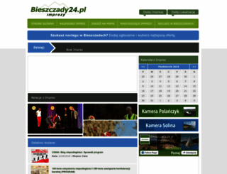 imprezy.bieszczady24.pl screenshot