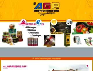 imprimerie-agp.com screenshot