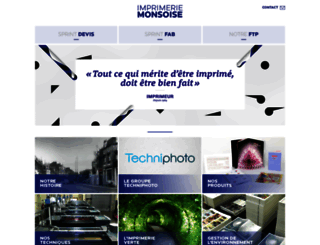 imprimerie-monsoise.com screenshot
