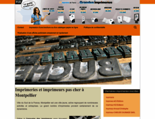imprimerie-montpellier.net screenshot