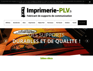 imprimerie-plv.fr screenshot