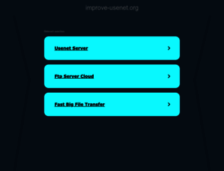 improve-usenet.org screenshot