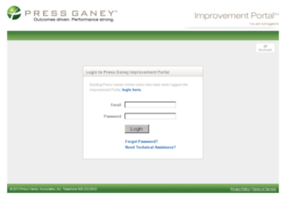 improve.pressganey.com screenshot