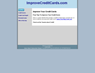 improvecreditcards.com screenshot