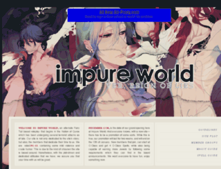 impureworld.jcink.net screenshot
