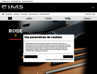 ims-distribution.com screenshot