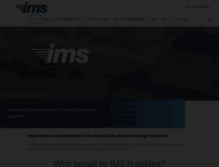 ims-franking.co.uk screenshot