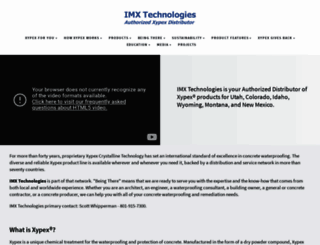 imxtechnologies.com screenshot