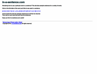 in-a-sentence.com screenshot