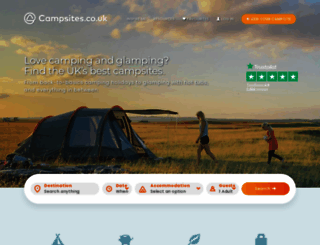 in-a-tent.co.uk screenshot
