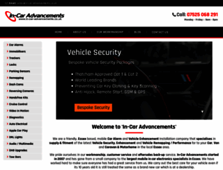 in-car-advancements.co.uk screenshot