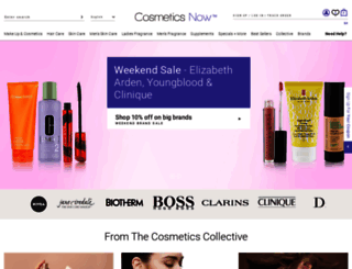 in.cosmeticsnow.com screenshot