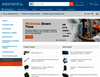 in.element14.com screenshot