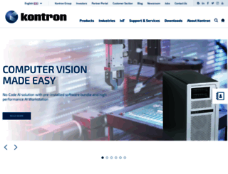 in.kontron.com screenshot