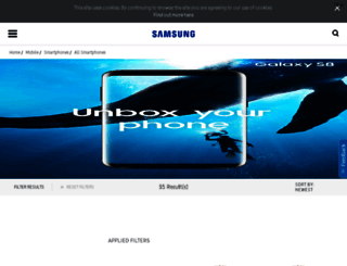 in.samsungmobile.com screenshot