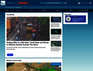 in.weather.com screenshot