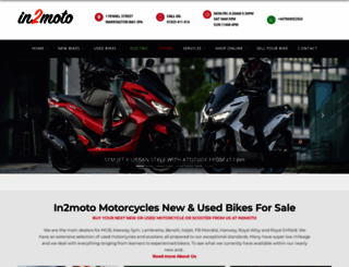 in2moto.co.uk screenshot