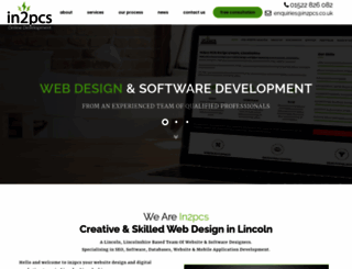 in2pcs.co.uk screenshot