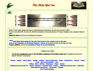 in2quran.com screenshot