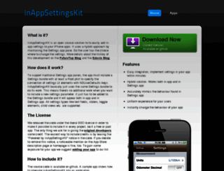 inappsettingskit.com screenshot