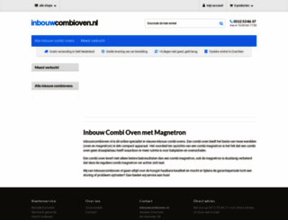 inbouwcombioven.nl screenshot