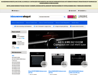 inbouwovenshop.nl screenshot