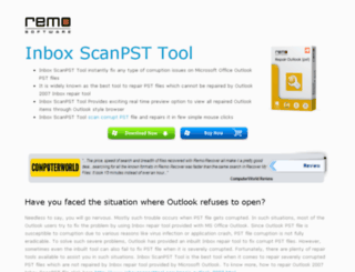 inboxscanpsttool.com screenshot