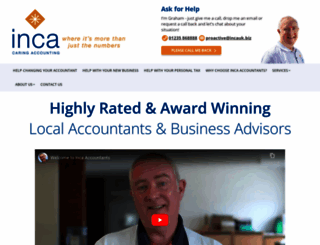 inca-accountants.co.uk screenshot
