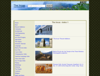 incas.homestead.com screenshot