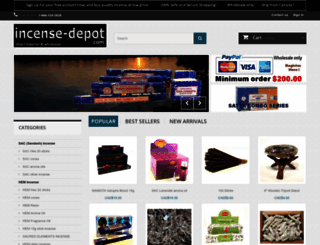 incense-depot.com screenshot