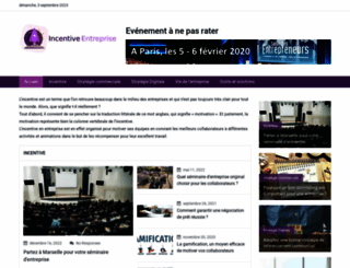 incentive-entreprise.com screenshot