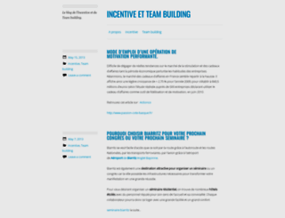 incentiveandteambuilding.wordpress.com screenshot