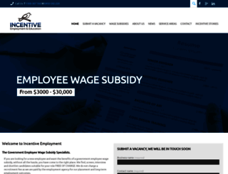 incentiveemployment.com.au screenshot