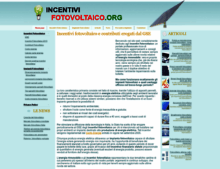 incentivifotovoltaico.org screenshot