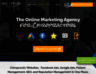 inception-chiropractic-websites.com screenshot