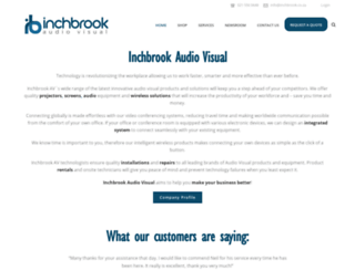 inchbrookav.com screenshot